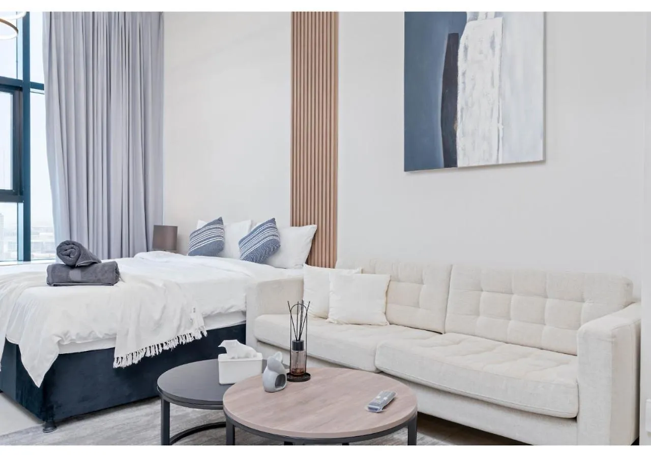 Modern & Bright Jvc Studio 15 Mins To Marina By Vibel Dubai 0*,