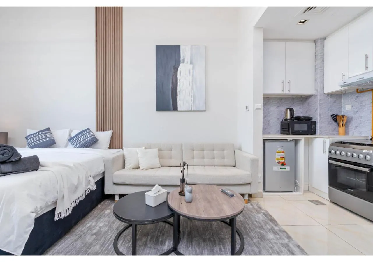 شقة Modern & Bright Jvc Studio 15 Mins To Marina By Vibel دبي الإمارات العربية المتحدة